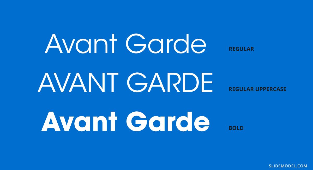 Avant Garde typeface