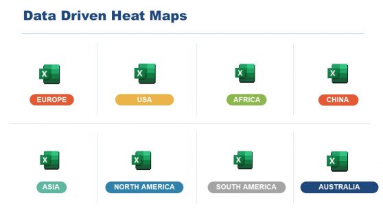 Data Driven Heat Maps Bundle in PowerPoint