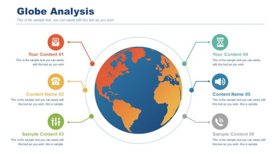 Global Analysis World Global Map Template