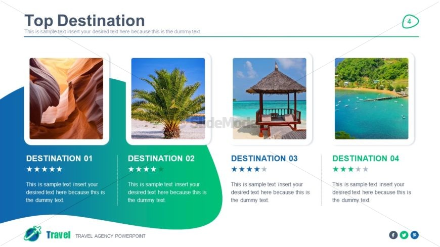 Tourism PowerPoint Infographic Template