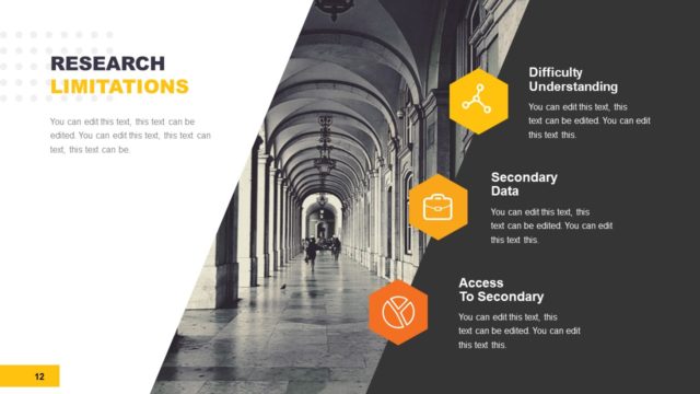 Research Limitation Slide PowerPoint