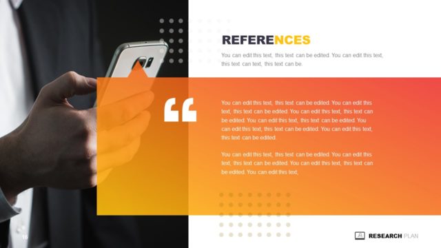 Slide of Research Reference Presentation