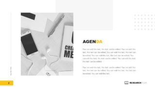 Two COntents Layout Agenda Template