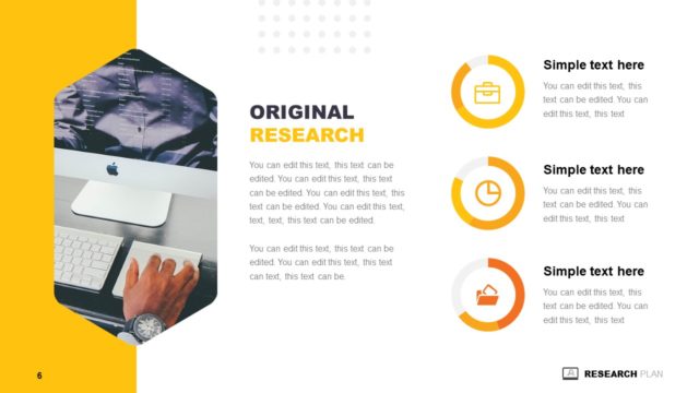 PowerPoint Original Research Plan Template