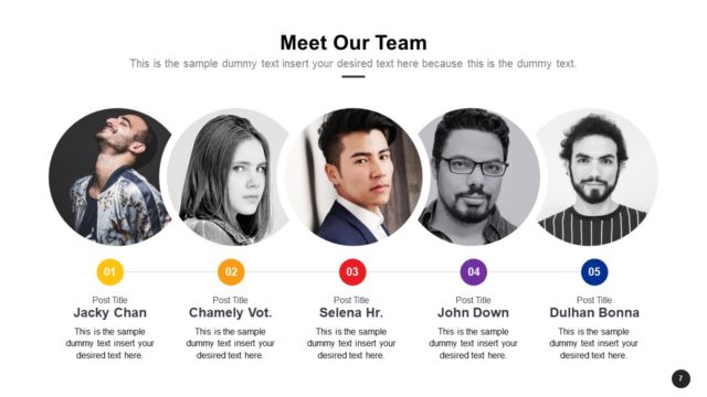 Team Introduction Morph PowerPoint