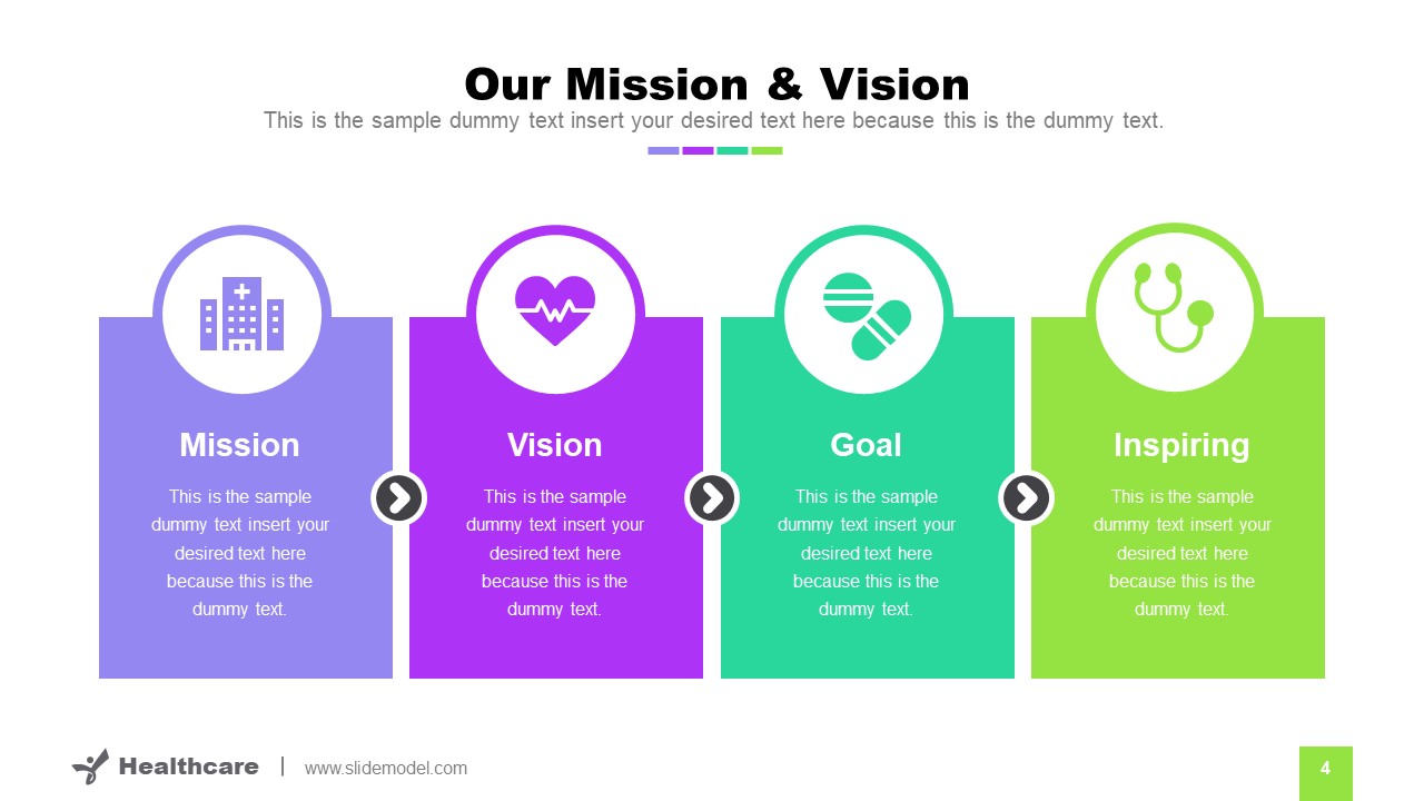 Mission Vision Healthcare PowerPoint - SlideModel