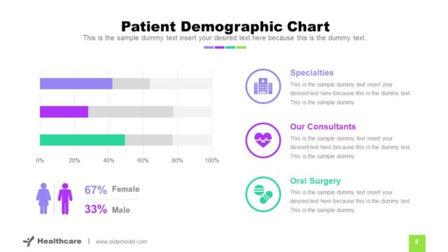 Patient Demographic Slide Healthcare PowerPoint