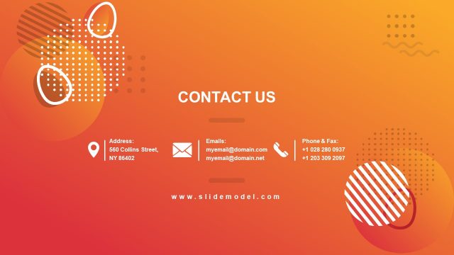 Digital Marketing Slide of Contacts