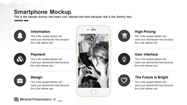 Smartphone Mockup Presentation Minimal Design