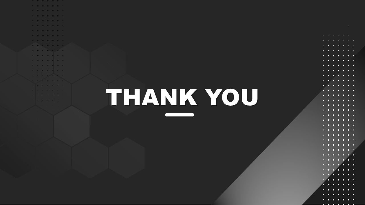 Minimal Thank You PowerPoint - SlideModel