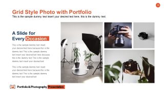 Portfolio & Photography Slide Grid