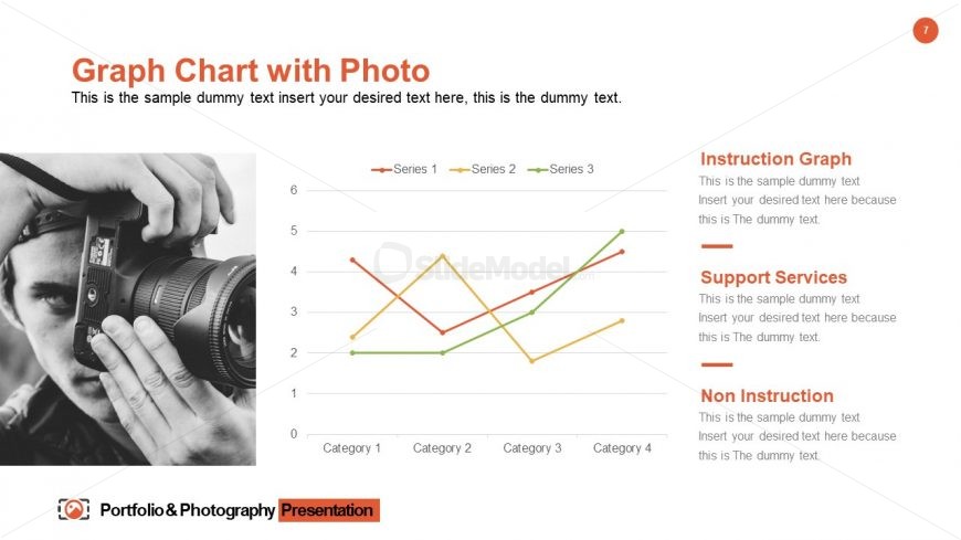Portfolio & Photography Data-Driven Growth Chart