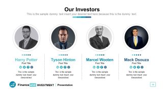 4 sections of investor’s portfolio