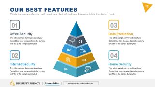 3D Pyramid PowerPoint Security Agency 