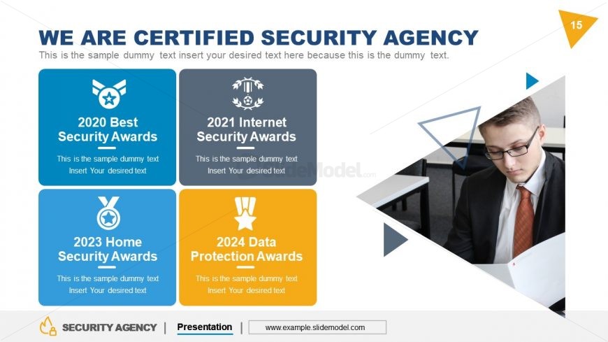 Certificate of Security Agency Template