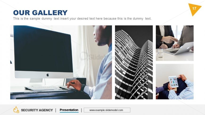 Gallery Grid Template Security Agency 