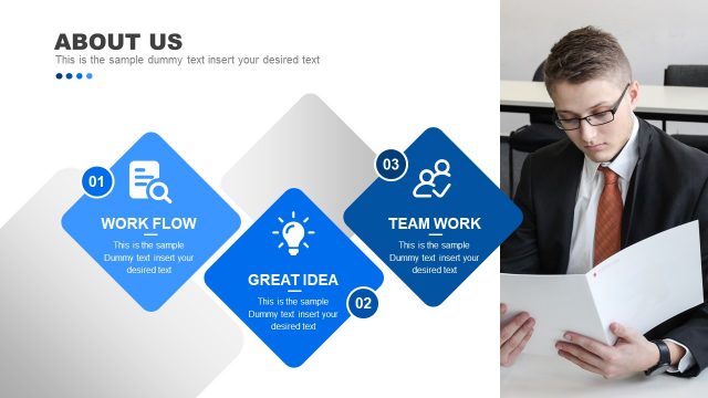 About Us Slide for Business Deck