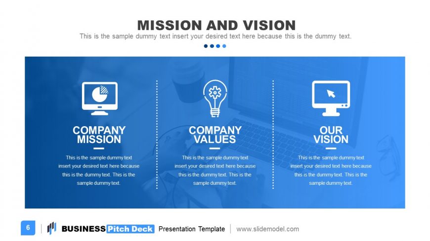Presentation of Company's Values 