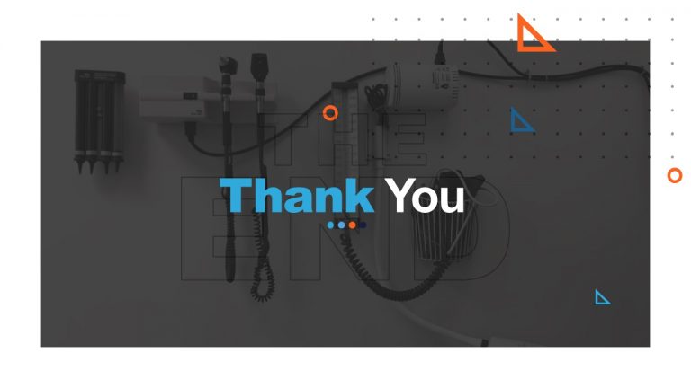 Thank You Slide of Healthcare Center Template - SlideModel