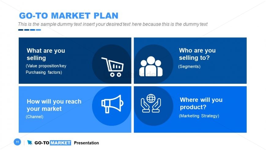 PPT Diagram Go-To Market Plan