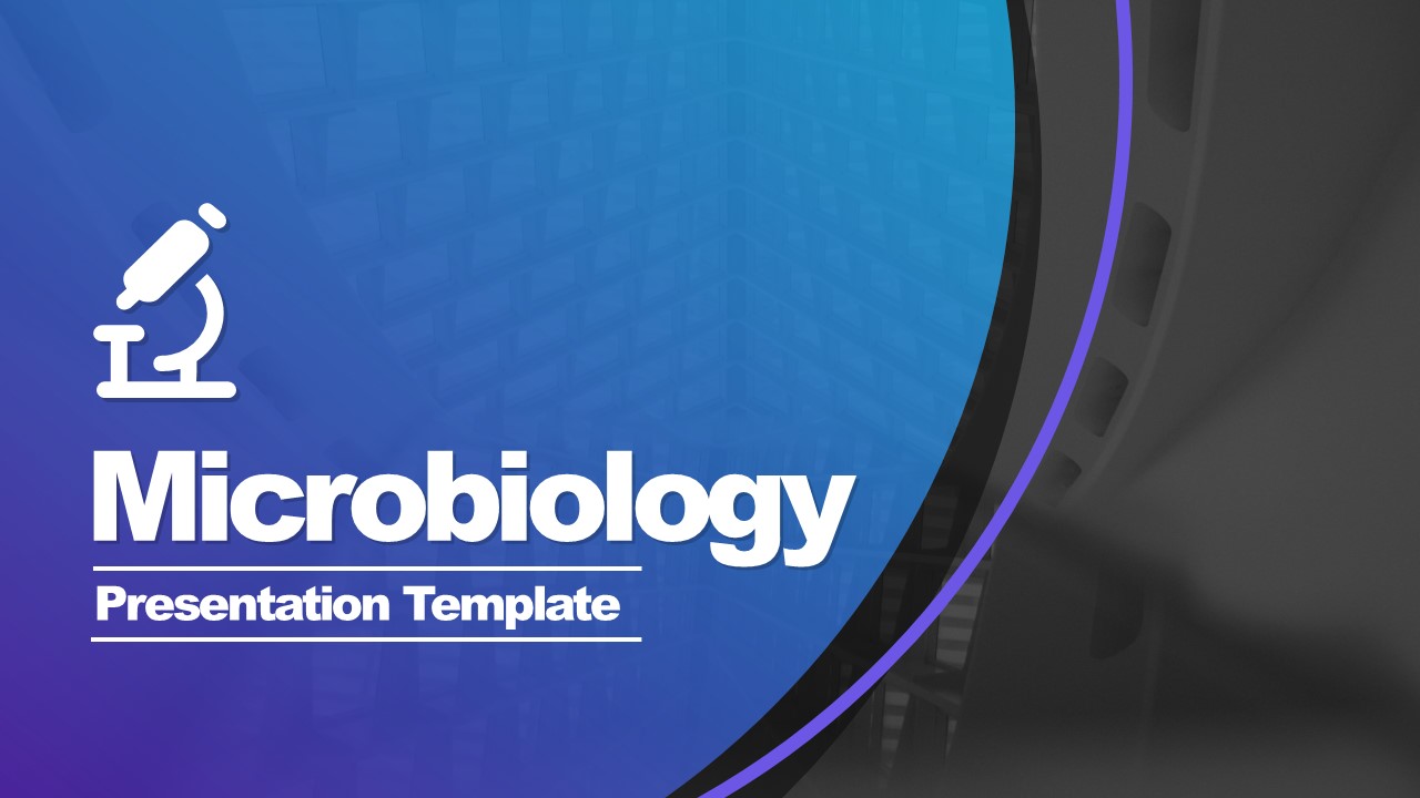 Microbiology PowerPoint Template SlideModel