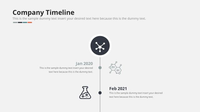 Genetics Company Timeline Slide PPT