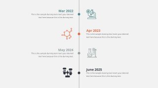 Animated Timeline Template of Company