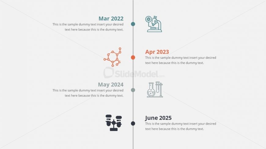 Animated Timeline Template of Company