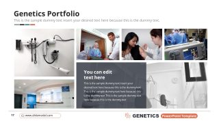 Genetics PowerPoint Template SlideModel