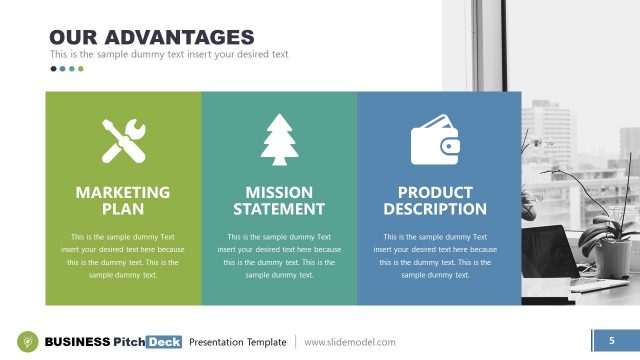 Vision Template Company Advantages