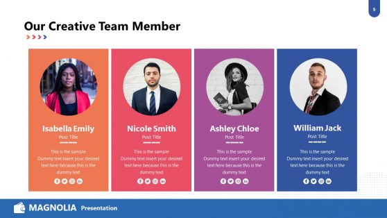 Company Team Introduction PowerPoint - SlideModel