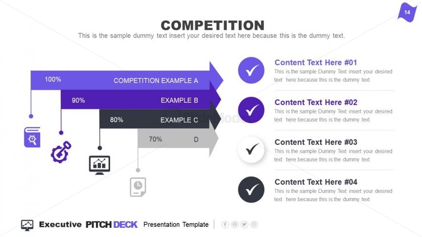 Market Competition Infographic Content Slide 