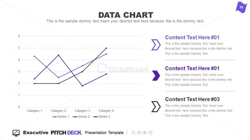 PowerPoint Template of Executive Pitch Deck Reports 