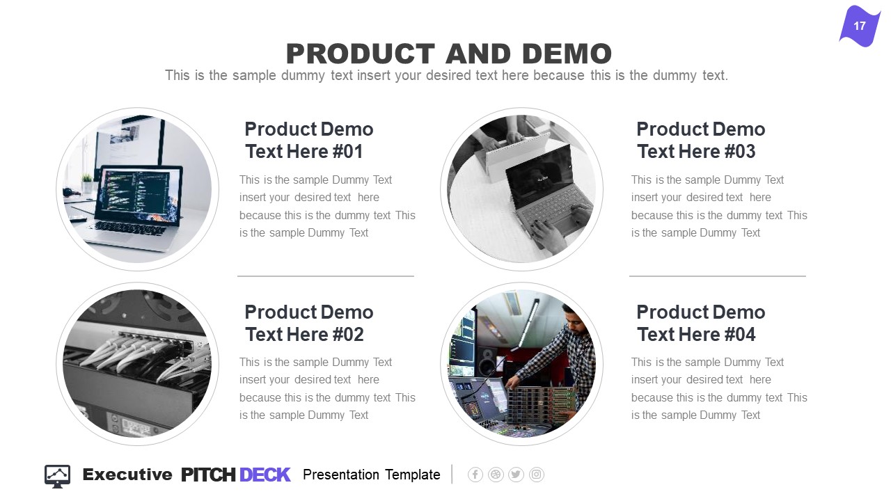 PowerPoint Pitch Deck Product Demo