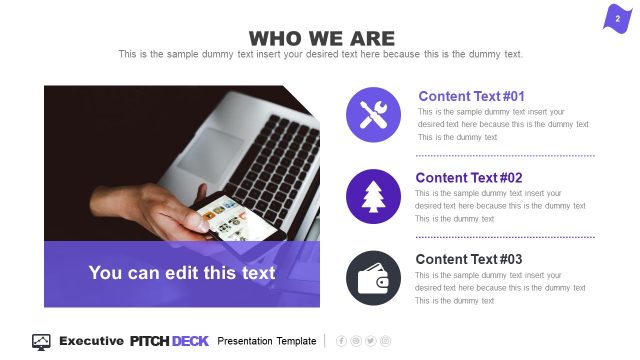 Who We Are Slide Template