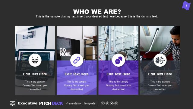 Who We Are Slide Template