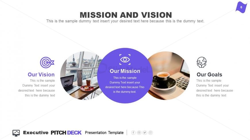 Mission and Vision Slide 