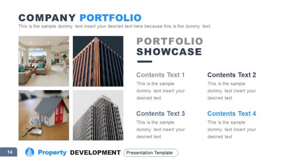Portfolio PowerPoint for Property Development