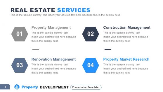 Property Development Real Estate Services PPT