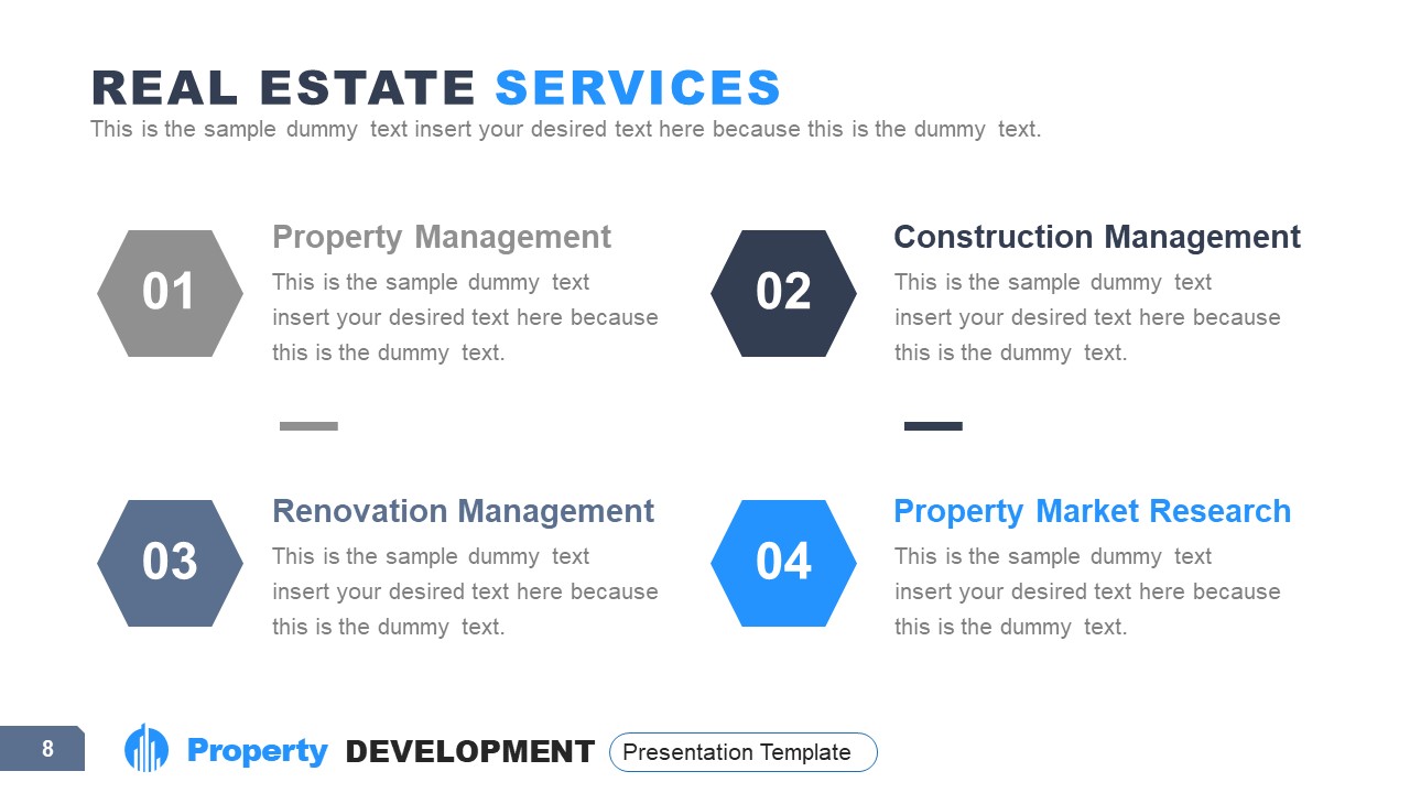 Property Development PowerPoint Template - SlideModel