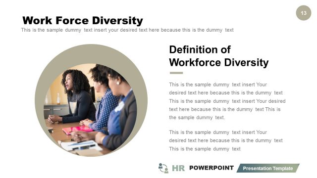 Workforce Diversity Template Design