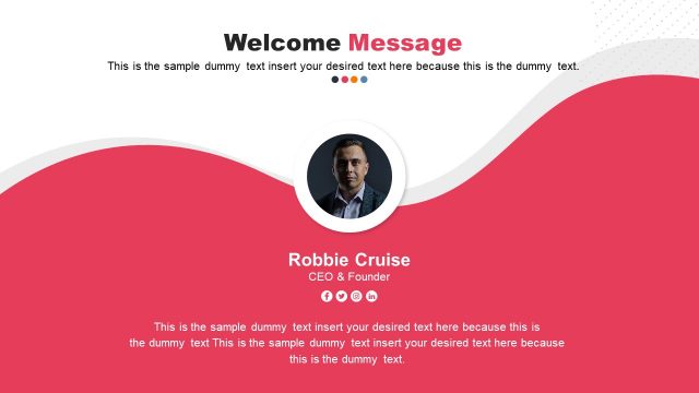 Marketing Plan Welcome Slide