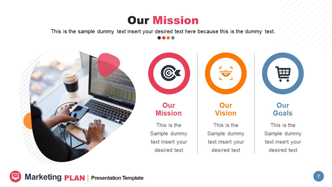 3 Segments of Company Vision Mission and Values 