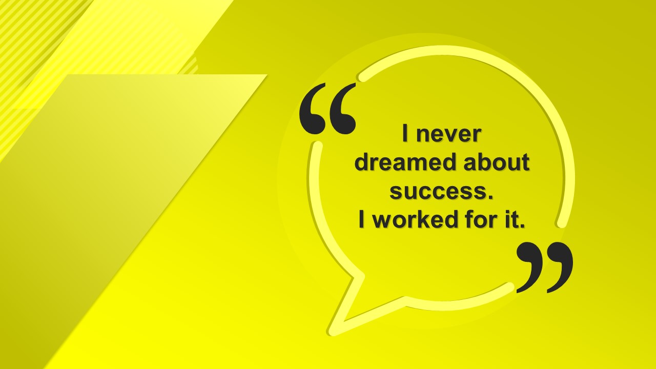 Creative Yellow PowerPoint Template - SlideModel