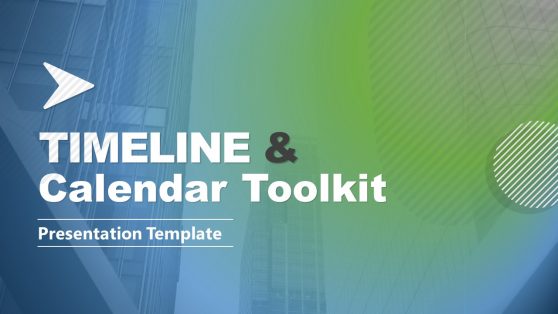 Timelines and Calendar for PPT Cover Slide