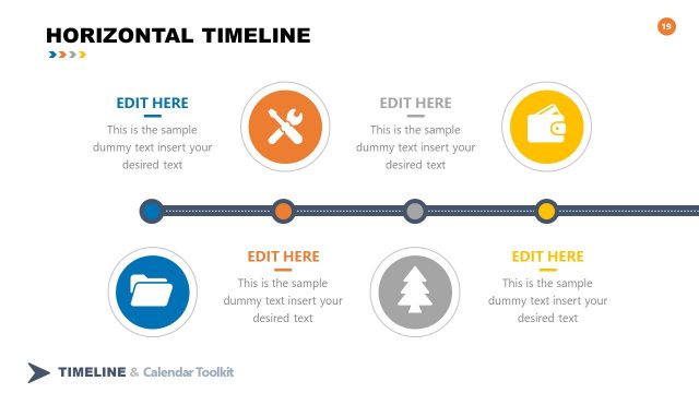 Horizontal Timelines Toolkit Design