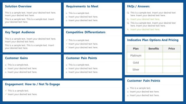 Sales Battle Card PowerPoint Template