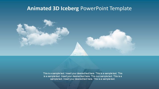 Template of Iceberg PowerPoint