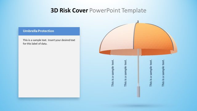 Template of 3D Umbrella Graphics