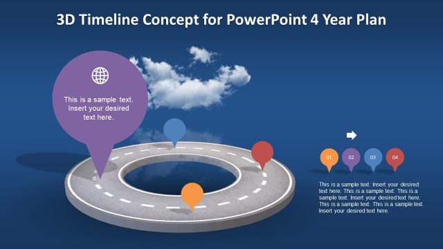 PowerPoint 3D Animated Timeline